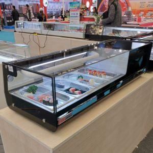 Beautiful Sushi Cake Right-Angle Glass Door Display Cabinet