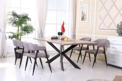 Modern Living Room Dining Room Furniture Table Sets MDF Top Wooden Dining Tables Restaurant Home Furniture