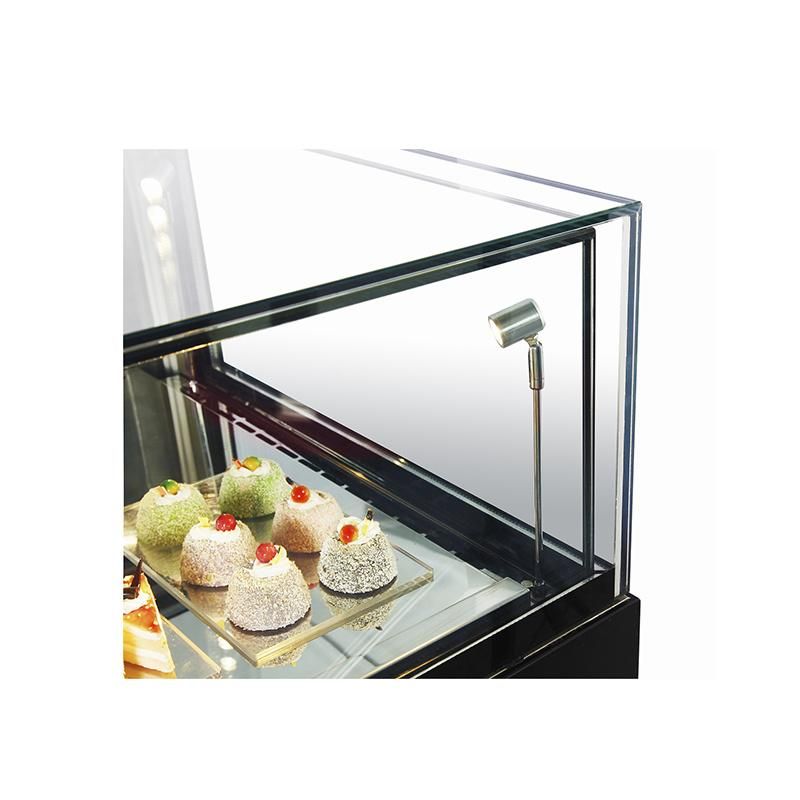 Auto Defrost Chocolate Refrigerated Showcase for Cafe Shop