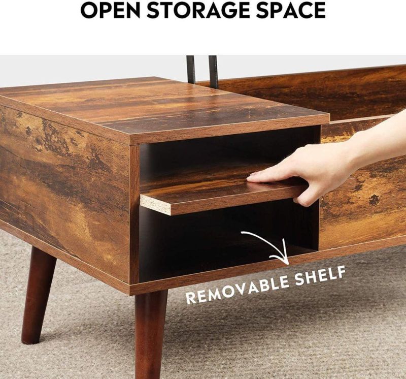 Double Storage Space Start Lift Adjustment Computer Desk