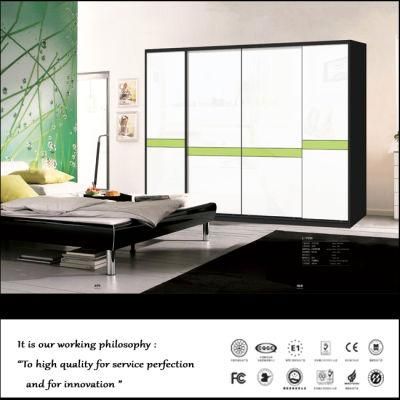 Modern Wooden Wardrobe Cabinet Sliding Door