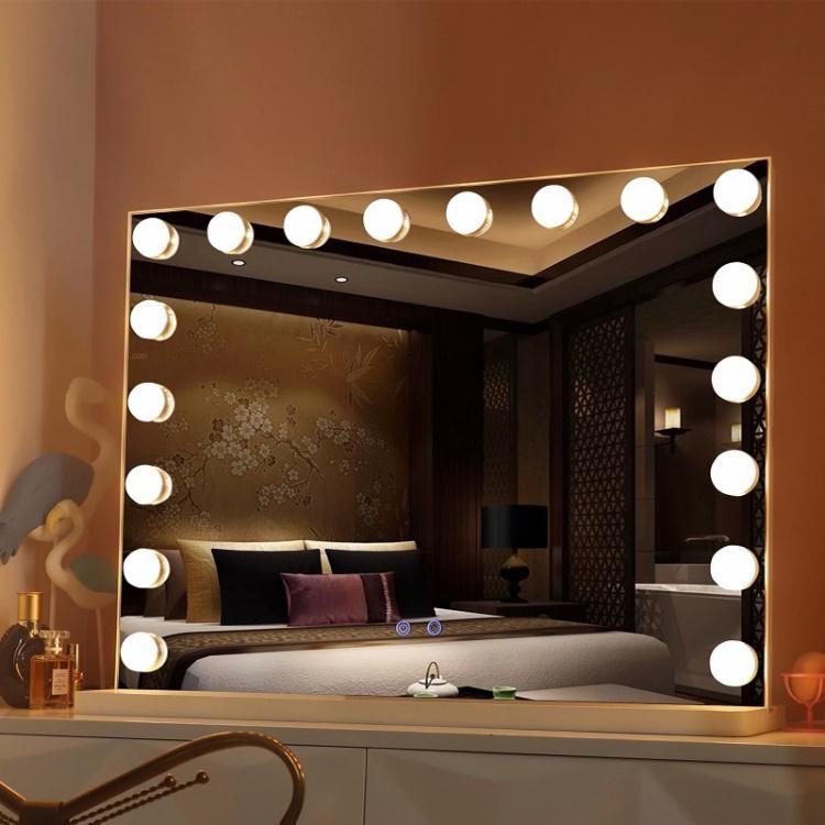 Hollywood Super Star Makeup Vanity Mirror with LED Light Bulbs