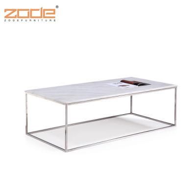 Zode Dining Room Furniture White Cream Marble Top Dining Table