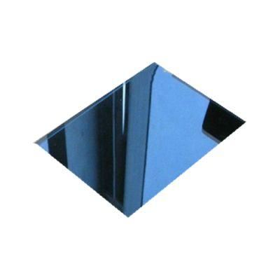 4mm Large Sheet Dark Blue Tinted Mirror Glass