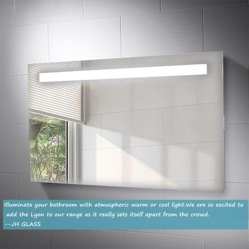 Bathroom Wall Mounted LED Illuminated Mirror with Dimmer