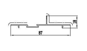 Aluminium Profile for Nepal Market 90 Series Door and Window