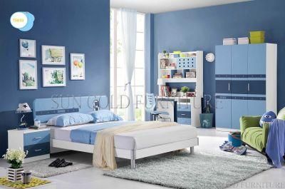 Modern Blue Play Kids Furniture, Bed Room Sets (SZ-BF086)