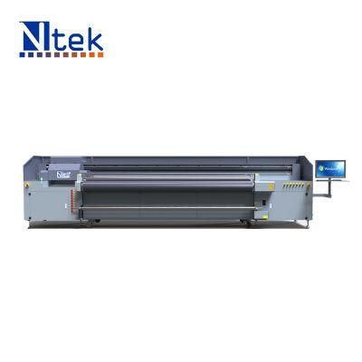 Roll to Roll UV Flatbed Hybrid Printer with Ricoh G5 High Speed Printing