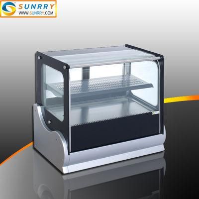Commercial Bakery Case Refrigerated Glass Display Cabinet