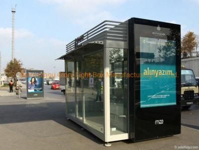 High Quality New Design Outdoor Air Condition Bus Shelter for Public Facilities