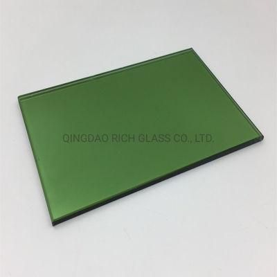 Tinted Float Reflective Glass with Green Blue Grey Bronze Colors Optional