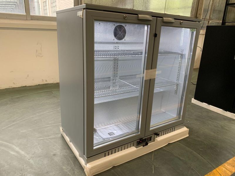 Double Doors Display Cooler Under Counter