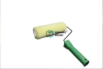 Beige Polyamide Paint Roller Brush with Plastic Handle