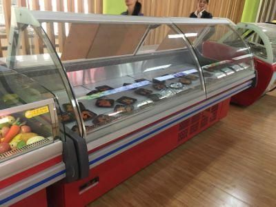 Butchery Shop Meat Freezer Showcase with Dynamic Cooling System