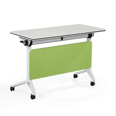 Office Furniture Folding Stackable Training Desks Meeting Conference Room Tables with Wheels