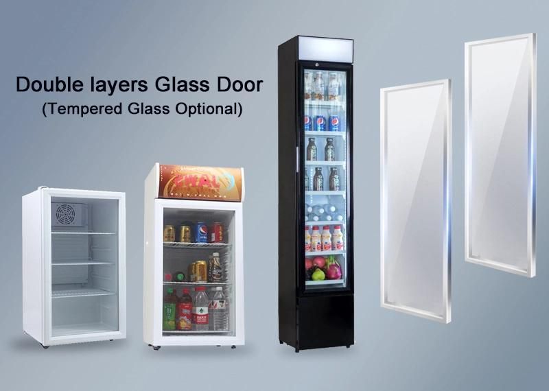 105L Single Glass Door Upright Slim Beer Milk Showcase Sc-105b