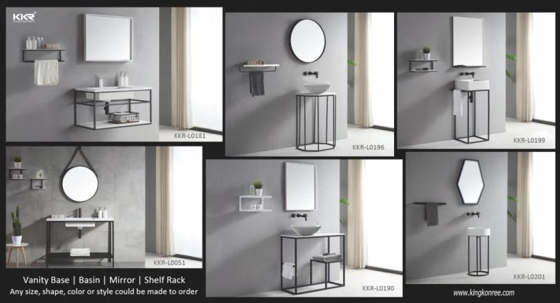 Fancy Wall Mounted LED Smart Bathroom Cabinet Glass Mirror