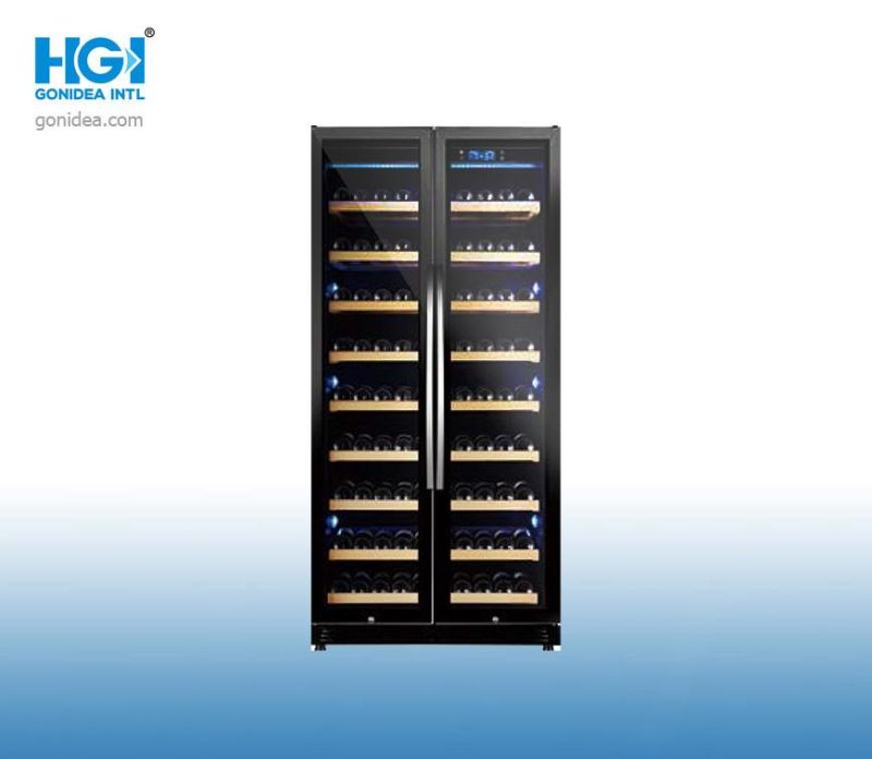 137 Bottles Single Glass Door Wine Cooler Storge Showcase Jc-380la2fb-C1