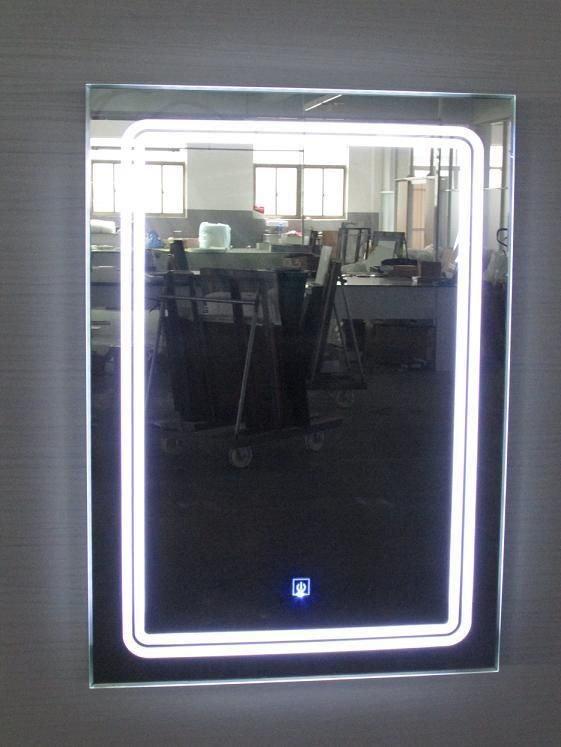 Waterproof LED Smart Mirror Bathroom Frameless Mirror Screen with Functions Customized