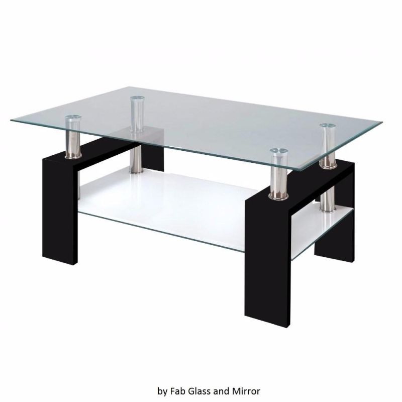 European Style Home Furniture Modern Furniture Metal Legtempered Square Glass Center Coffee Table