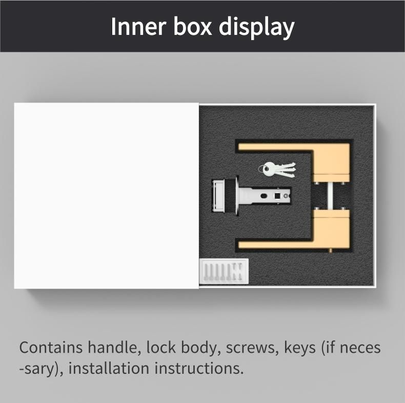 Quality Furniture Wood Room Mortise Steel Sliding Door Lock