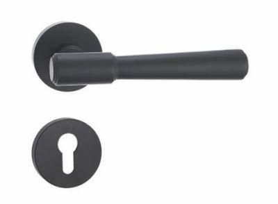 Brass Iron Modern Tube Glass Door Metal Handle Pull Black Matte