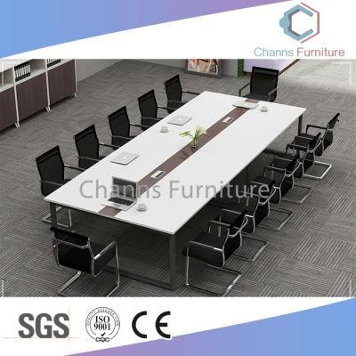 Hot Sale Wood Meeting Office Furniture Modern Conference Table for 12 Persons (CAS-MT31406)