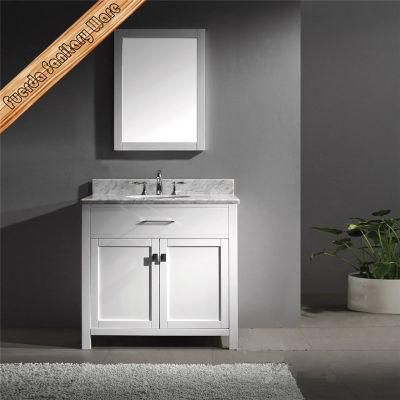 Fed-1044 36 Inch Popular Marble Top Modern Bathroom Cabients