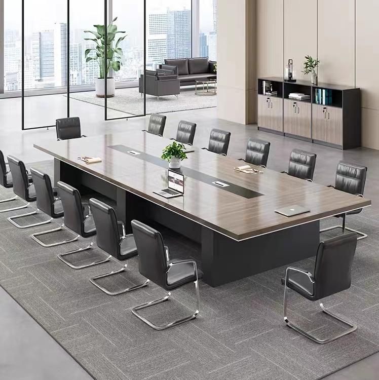 High End White Office Furniture Conference Table Boardroom Meeting Table