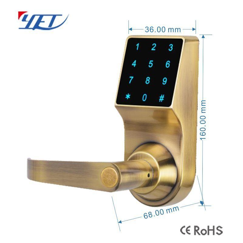 Remote Control Digital Touch Screen Frameless Glass Door Electric Locks for Home Hotel Warehouse Appartment Wooden Doors