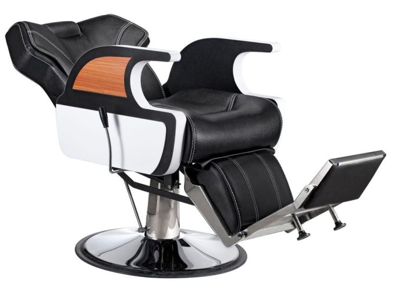 Hl-9237 Salon Barber Chair for Man or Woman with Stainless Steel Armrest and Aluminum Pedal