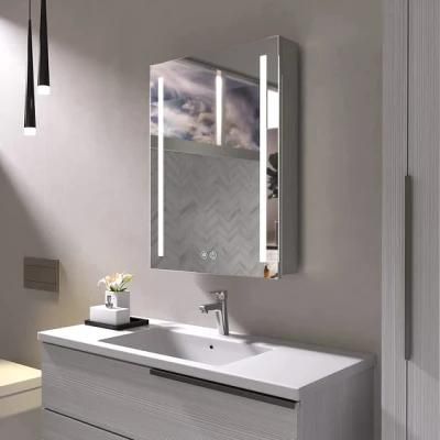 2021 New Frameless Bathroom Aluminum Mirror Wall Bathroom Cabinet Medicine Cabinet