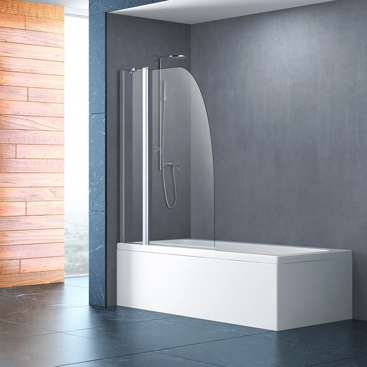 Direct Factory, Straight, 8mm Tempered Glass, Bathtub Screen