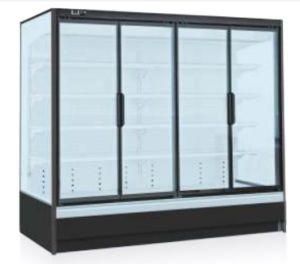 Commercial Glass Door Remote Upright Showcase Cooler for Yogurt/Beverage/Beer/Sandwich/Cake