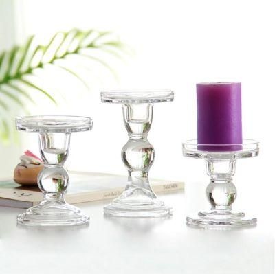 Wholesale Wedding Decoration 8 Centerpieces Pillars Glass Cylinder Crystal Candle Holders