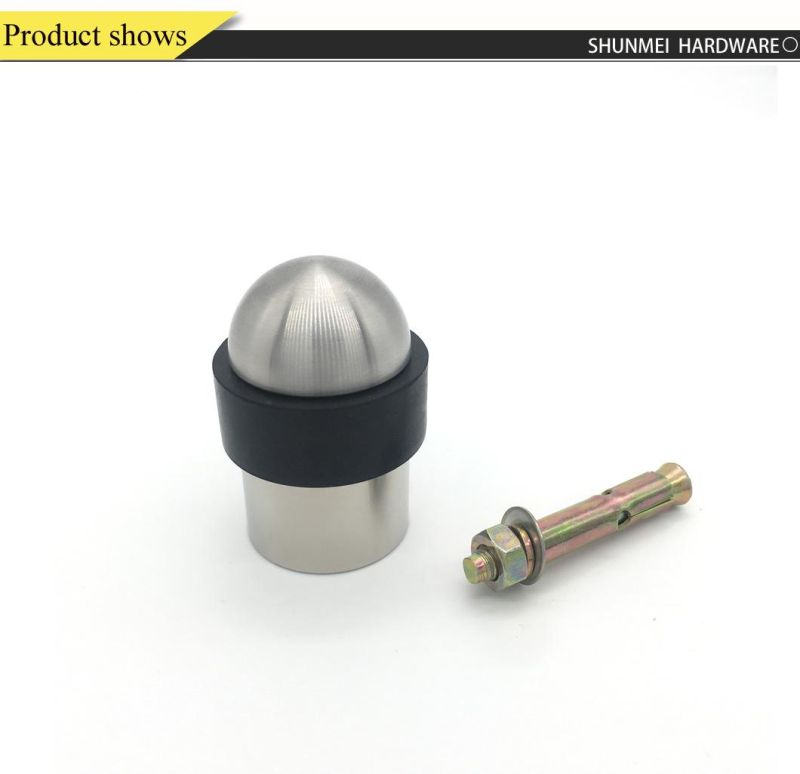 Wholesale Stainless Steel Black Cushion Rubber Door Stopper