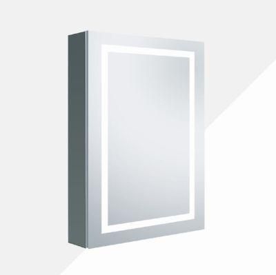 Wall Mounted Mirrored Bathroom LED Light Medicine Cabinet with Touch Sensor Mirror Cabinet