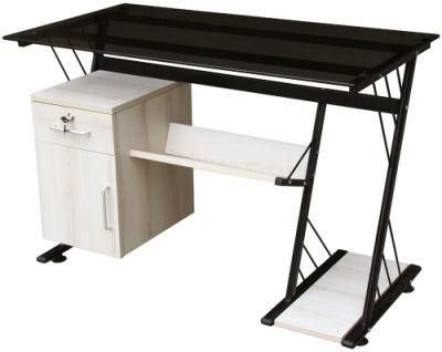 Steel Glass Computer Furniture (LD-HG12)