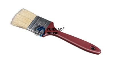 Hot Selling Wooden Handle Paint Brush with Bristle Red