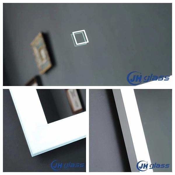 Customized Size Hot Sales Modern Furniture LED Illuminated Backlit Lighted Mirror Decorative Bathroom LED Mirror