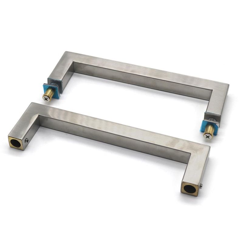 Stainless Steel Square Type Glass Door Handle