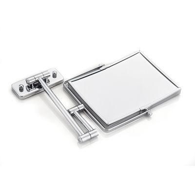 Kaiiy High Quality Square Shape Mirrors Extendable Magnifying Wall Mounted Bathroom Makeup Wall Mirror