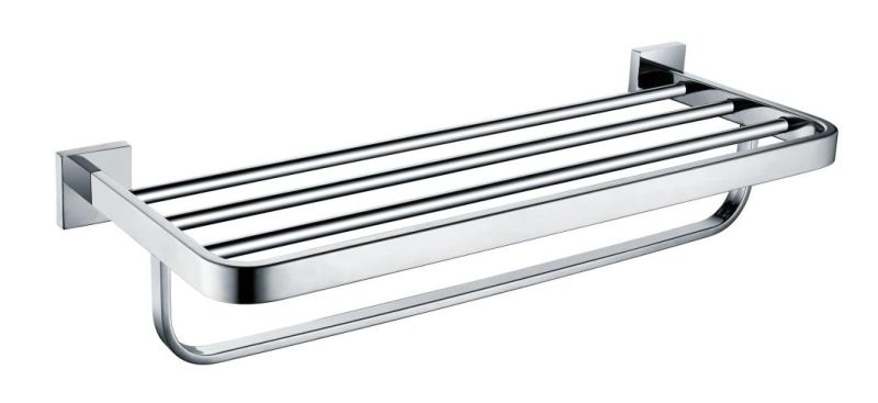 Bathroom Accessories Stainless Steel 304 Glass Shelf, Wall Mounted Bathroom Shelf