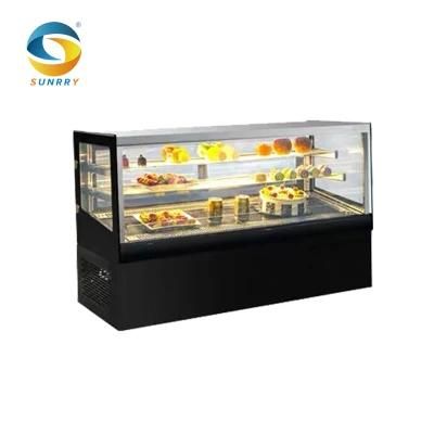 2 Layer Cake Stand Refrigerator Commercial Cake Showcase Countertop Cake Display Chiller for Sale