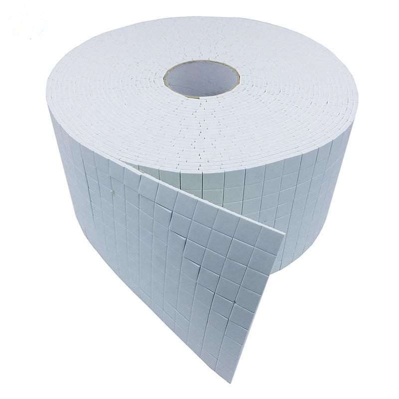 Glass EVA Separator Pads with Cling Foam on Rolls-Size 18X18X2+1mm