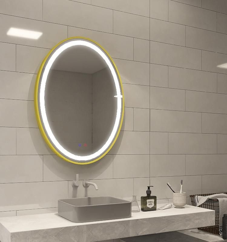 Bathroom Bedroom Oval Vanity Wall Mirror for Beauty Makeup Salon