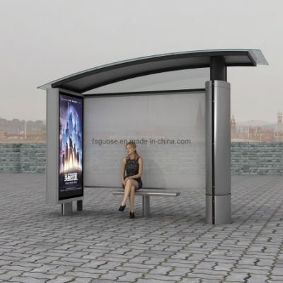 Outdoor Special Customized Simple Glass Bus Shelter