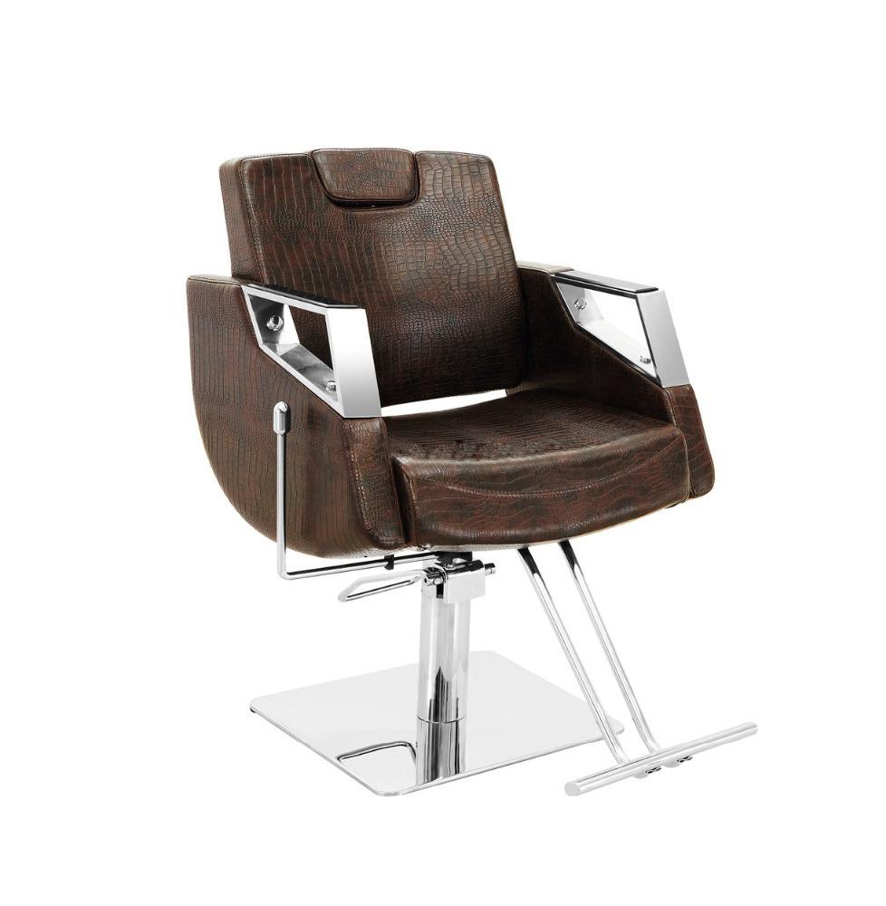 Hl-1183 Salon Barber Chair for Man or Woman with Stainless Steel Armrest and Aluminum Pedal