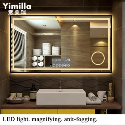 Bathroom Mirror Cabinet LED Light Make up Mirror with Magnifying