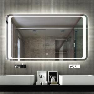 Bluetooth Touch Screen LED Bathroom Mirror, Defogging Wall Mounting Mirror